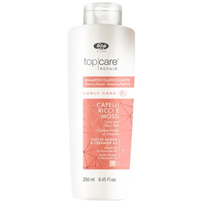 LISAP CURLY CARE Разглаживающий шампунь для вьющихся и непослушных волос 250 мл
