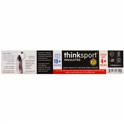 Think, Thinksport , Insulated Sports Bottle, Dark Pink, 25 oz (750ml)