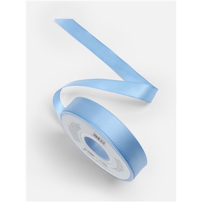 Лента атласная TEIRA, двухсторонняя, 20 мм, 25±1 м, светло-голубой №332