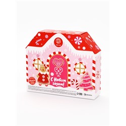 УЦЕНКА URAL LAB Розовый НГ Набор «С Новым годом», два геля для душа, lovely lollipop, 2×200