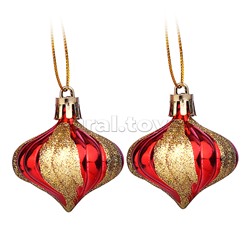 Набор новогодних украшений (2шт х 5см)