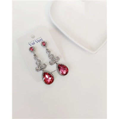 Серьги с чешскими кристаллами