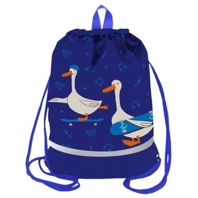 Сумка для сменной обуви 42х34 см "KIDS SKATE GOOSE" 1 отделение с карманом на молнии, с петлей для подвеса LXKSBBG-SG LOREX KIDS