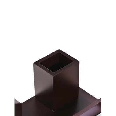 Набор настольный органайзер 34×24×18 см, 4 предметов, с часами