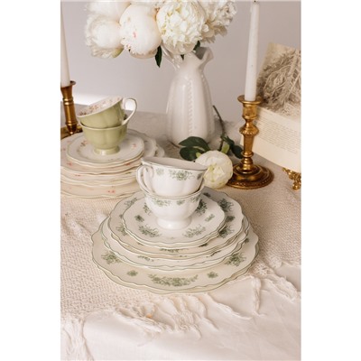 Тарелка глубокая WY Emerald Essence, 200 мл, d=21.5 см, фарфор, белая