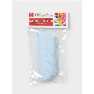 Трубка для чистки чеснока Доляна «Тирик», 12×3.5 см, голубая