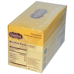Celestial Seasonings, Травяной чай, без кофеина, ромашка, 20 чайных пакетиков, 0,9 унций (25 г)