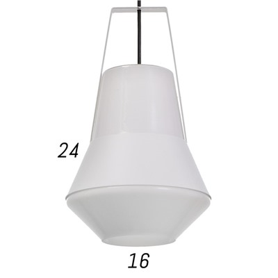 Светильник BayerLux 1653/1WT E27 40 Вт белый 25×26×40-135 см