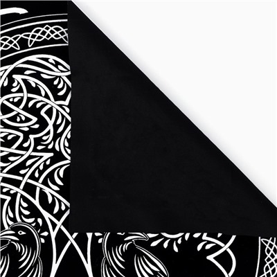 Скатерть для гадания «Древо жизни», бархатная, 50×50 см