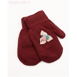 037-TMg Варежки для девочки (7-8 лет)