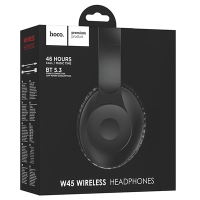 Bluetooth-наушники полноразмерные Hoco W45 Enjoy (black)
