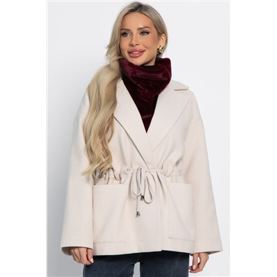 Пальто-пиджак (бежевый) Б15086-7М
