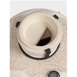 Тандыр «СамОбжар» с откидной крышкой, h=98 см, d=52 см, 97 кг, 12 шампуров, кочерга, совок