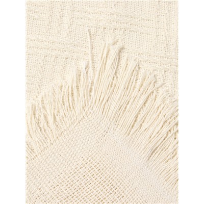 Плед с бахромой «Этель» Warm evening, 130×180 см, жаккард