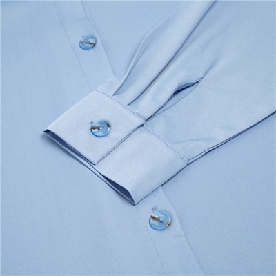 Платье миди женское MINAKU: Casual collection, голубое, размер 48