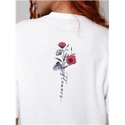 Соцветие - футболка молочный