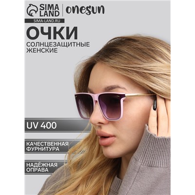Очки солнцезащитные женские OneSun, uv 400, дужка 15 см, линза 6.5×4.8 см