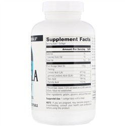 Source Naturals, Mega-GLA 300, 120 мягких таблеток