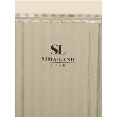 Бокалы для вина SL Home «Модерн», 250 мл, 8×14.5 см, набор 2 шт., стекло, графитовые