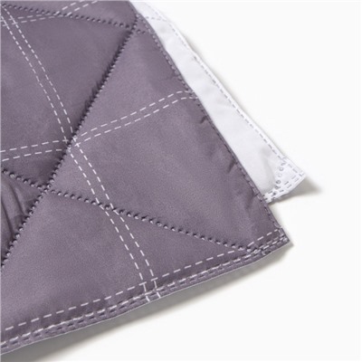 Покрывало евро макси LoveLife Cage: graphite (вид 3), 240×210±5 см, микрофайбер