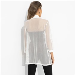 Кардиган оригинальный, Для стильного образа (белый)