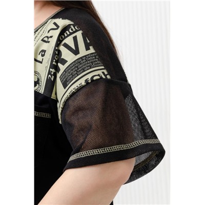 Костюм женский 9245 (Газета олива)