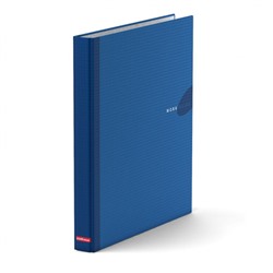 Папка 4 кольца 35 мм "Хранитель" 19873 синяя ламинированная ErichKrause