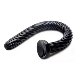Большой анальный стимулятор-змея Hosed 19 Inch Spiral Anal Snake - 50,8 см.