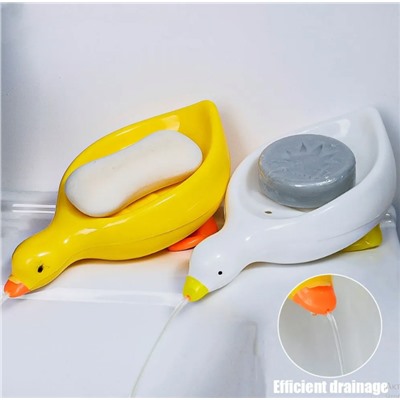 Мыльница уточка желтая