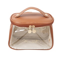 Kristaller Косметичка женская Elegant suitcase, терракотовый 25061