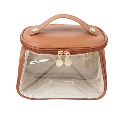 Kristaller Косметичка женская Elegant suitcase, терракотовый 25061