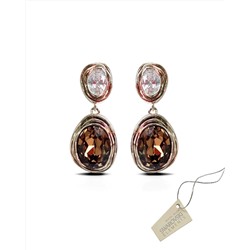 Серьги с кристаллами Swarovski