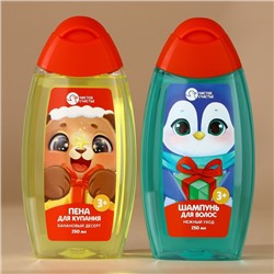 Подарочный набор детский «Лучшему мальчику», пена для ванны и шампунь для волос, 2×250 мл, Чистое счастье