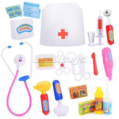 Набор доктора "Волшебная аптечка", в чемодане (22 предметов)