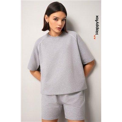 Женский костюм с шортами из футера двухнитки Happyfox