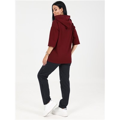 Бренна - костюм бордовый