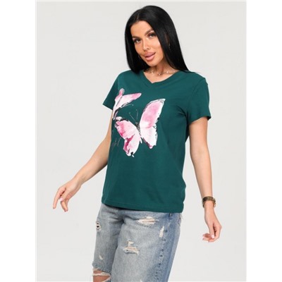 Футболка "Поликсена" (Изумрудный)