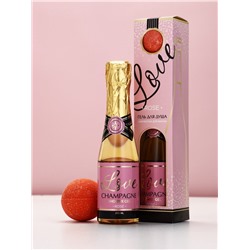 Подарочный набор Love Champagne, гель для душа шампанское 250 мл и бомбочка для ванны, Чистое счастье