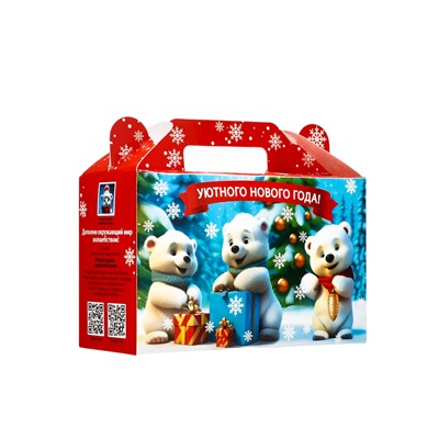 Сладкий новогодний подарок «Милые мишки», детский, 500 г