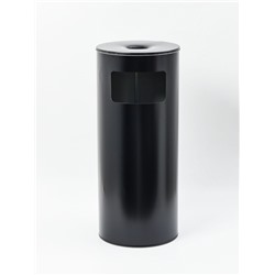 УЦЕНКА Урна с пепельницей 300, черный, D=30 Н=71.8 см, 50 л