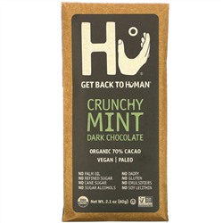 Hu, Crunchy Mint Dark Chocolate, 2.1 oz (60 g)