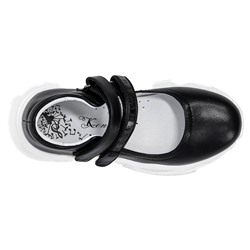HVZ_5009-9 черн Туфли для девочек (32-37)/12