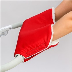 Муфта на ручку коляски, красная
