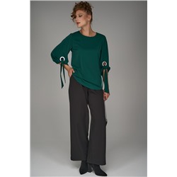 Блузка Альбина (изумрудный)