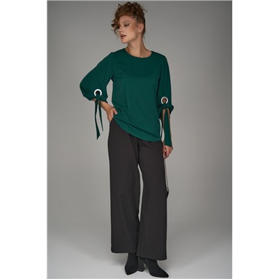 Блузка Альбина (изумрудный)