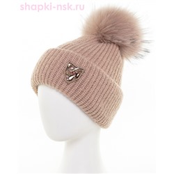 Рафаэла Селия шеврон флис помпон Колпак (56-58)