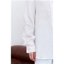 Рубашка длинная  S002_W/Белый