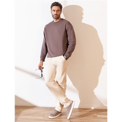 Джемпер из тонкого премиального футера с эластаном