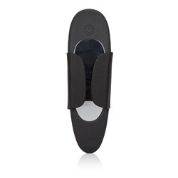 Чёрный вибростимулятор для ношения в трусиках Lock-N-Play Remote Panty Teaser