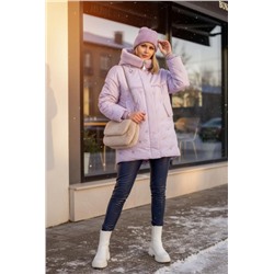 Куртка верблюжья шерсть арт.318 (Сиреневый)